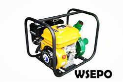 2" Centrifugal Water Pump Powered by 7hp Gas Engine,Iron Pump - Click Image to Close